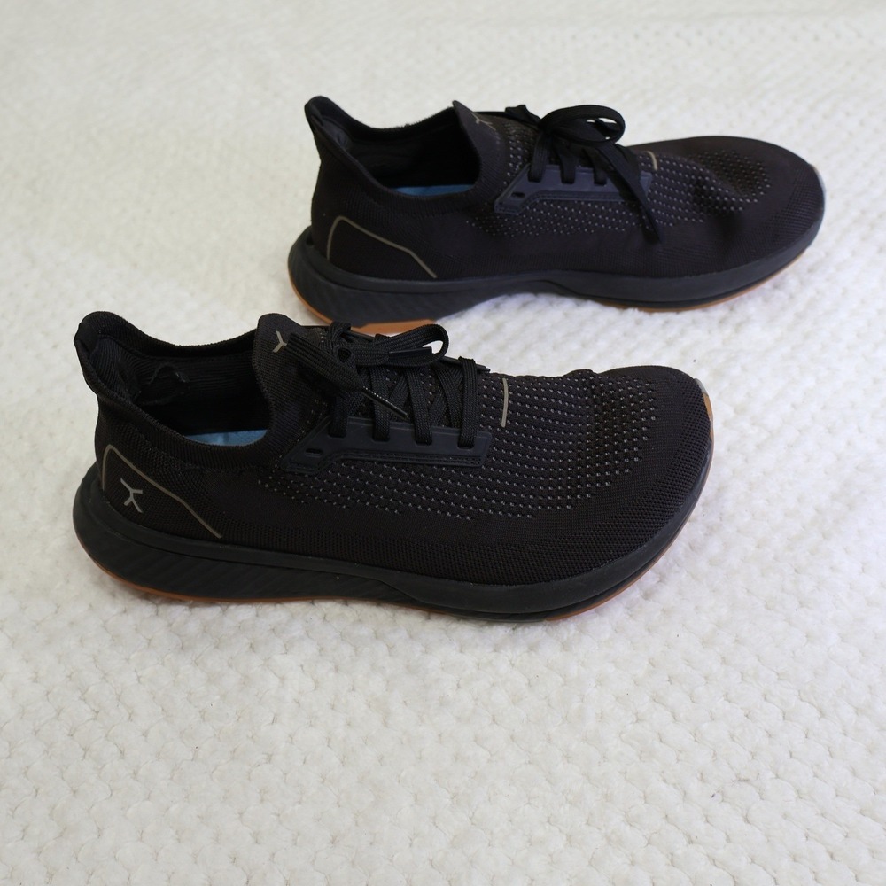 Flux Footwear Mens 9 Womens 10.5 Adapt Training Shoes Black Barefoot Gum Sole